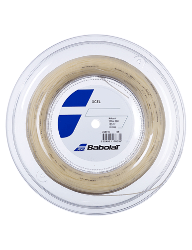 Tennissaiten Babolat Xcel 200m (Natürlich)