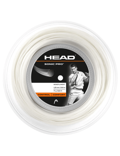 Tennissaiten Head Sonic Pro 12m (Weiß) schneiden
