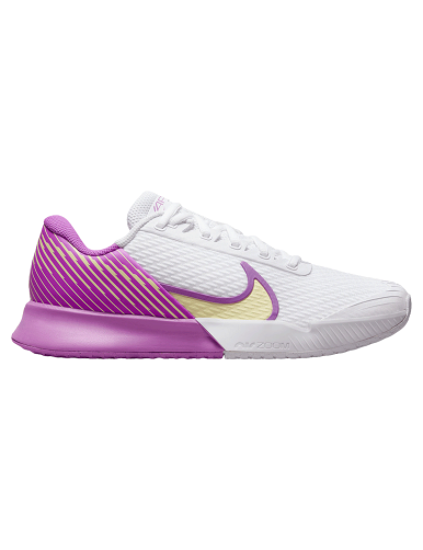 Sportschuh Damen Nike Court Zoom Vapor Pro 2 (Weiß/Violett/Gelb)