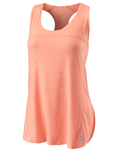 Top Wilson UL Kaos Tank W (Papaya/White)