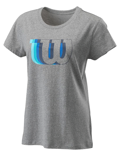 T-Shirt Wilson Blur-W Tech Tee W (Heather Grey)