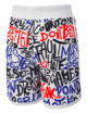 Shorts Hydrogen Graffiti Tech M (Weiß/Rot/Blau)
